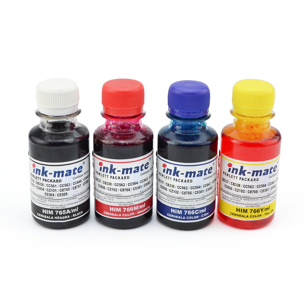 Cerneala pentru cartuse reincarcabile HP in 4 culori 1000 ml - imagine 4
